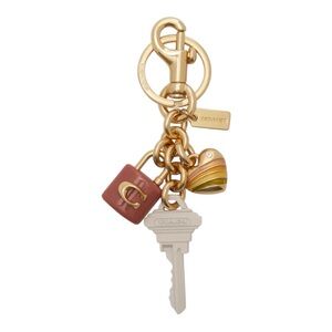COACH Outlet Bag Charm Key Ring Cluster - New With Tags